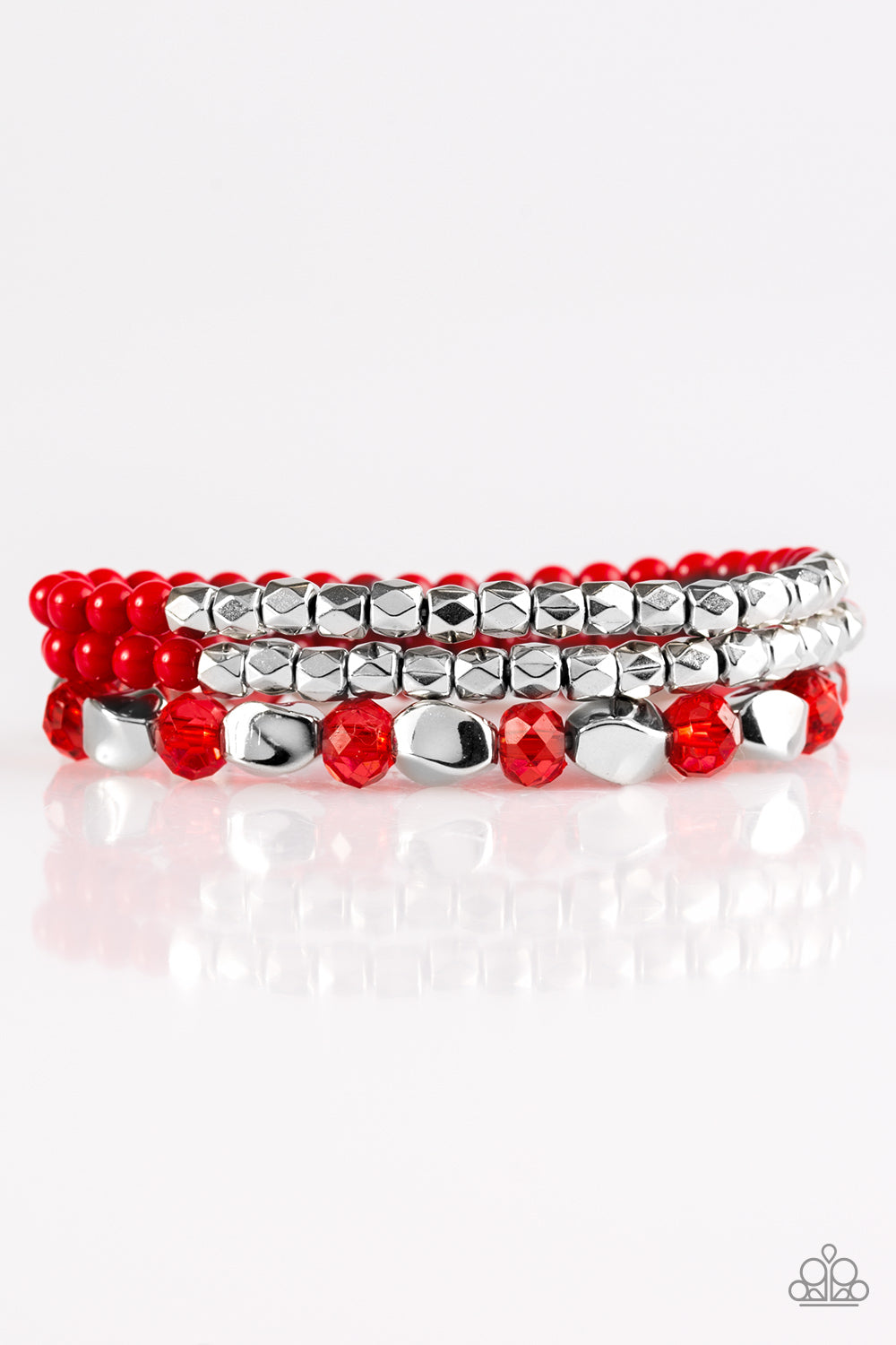 Beaded Bravado - Red